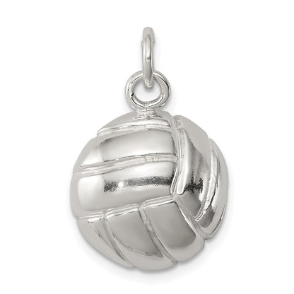 Sterlingsilber Volleyball Charm