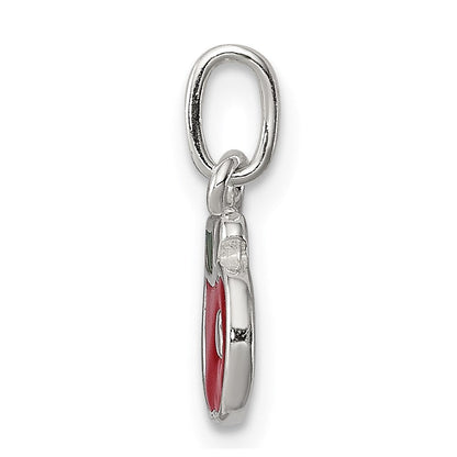 Sterlingsilber Emailliert Apple Charm