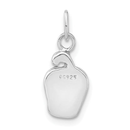 Sterlingsilber Poliert Emailliert Rot Pepper Charm