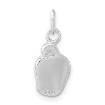 Sterlingsilber Poliert Emailliert Gelb Pepper Charm