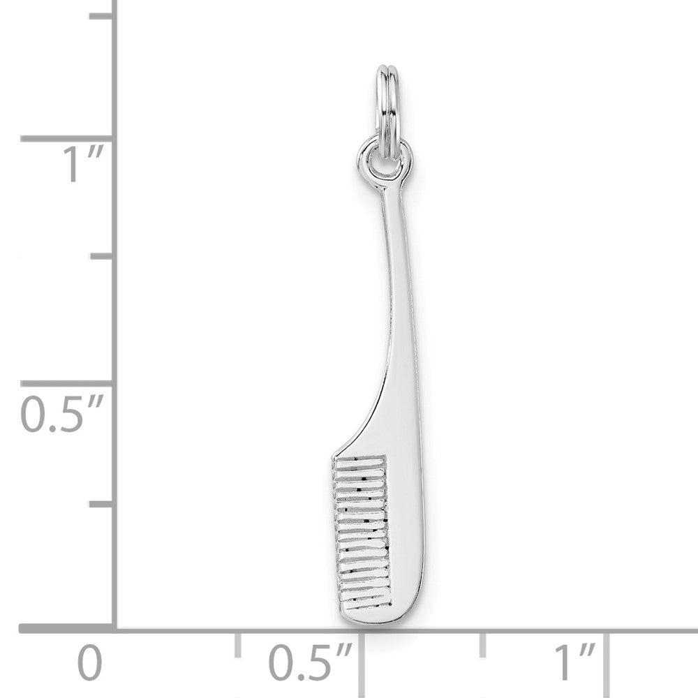 Sterlingsilber Poliert Comb Charm