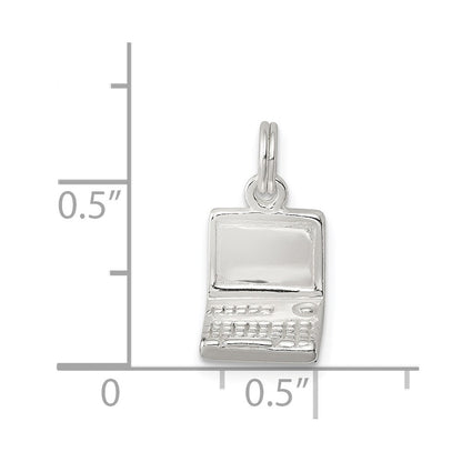 Sterlingsilber Laptop Charm