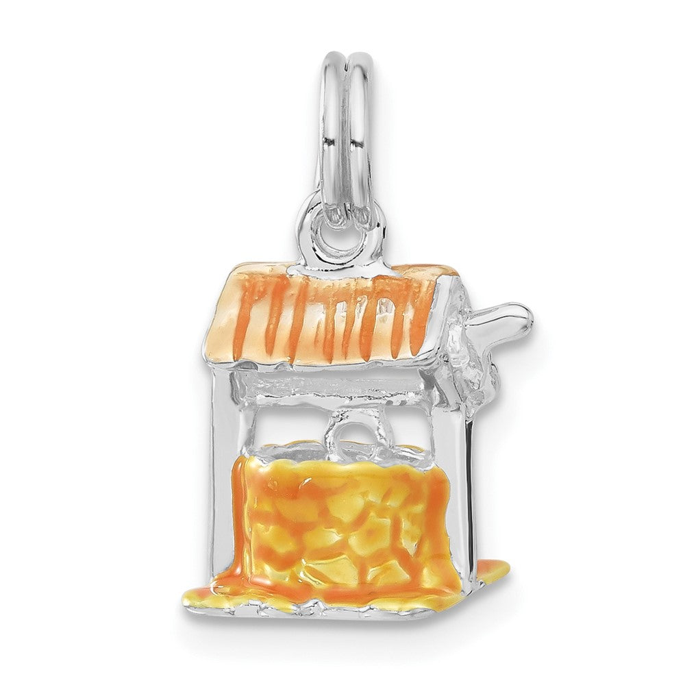 Sterlingsilber 3d Emailliert Well Charm