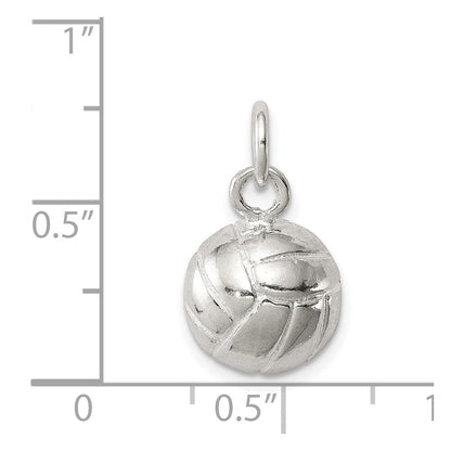 Sterlingsilber Volleyball Charm