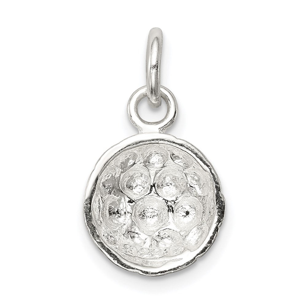 Sterlingsilber Fußball Kugel Charm