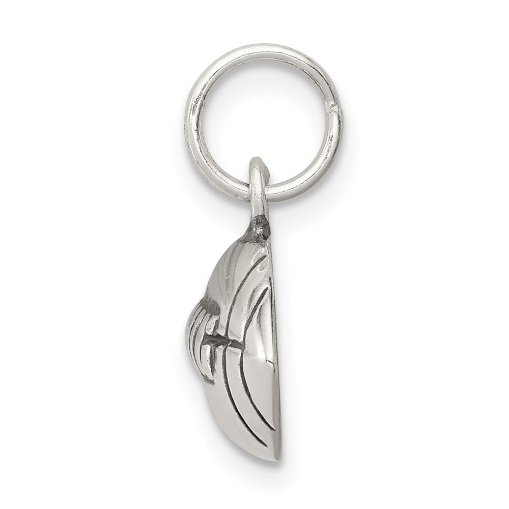 Sterlingsilber Antikisiert Football Charm