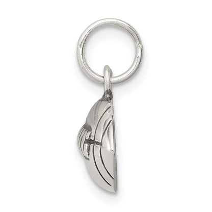 Sterlingsilber Antikisiert Football Charm