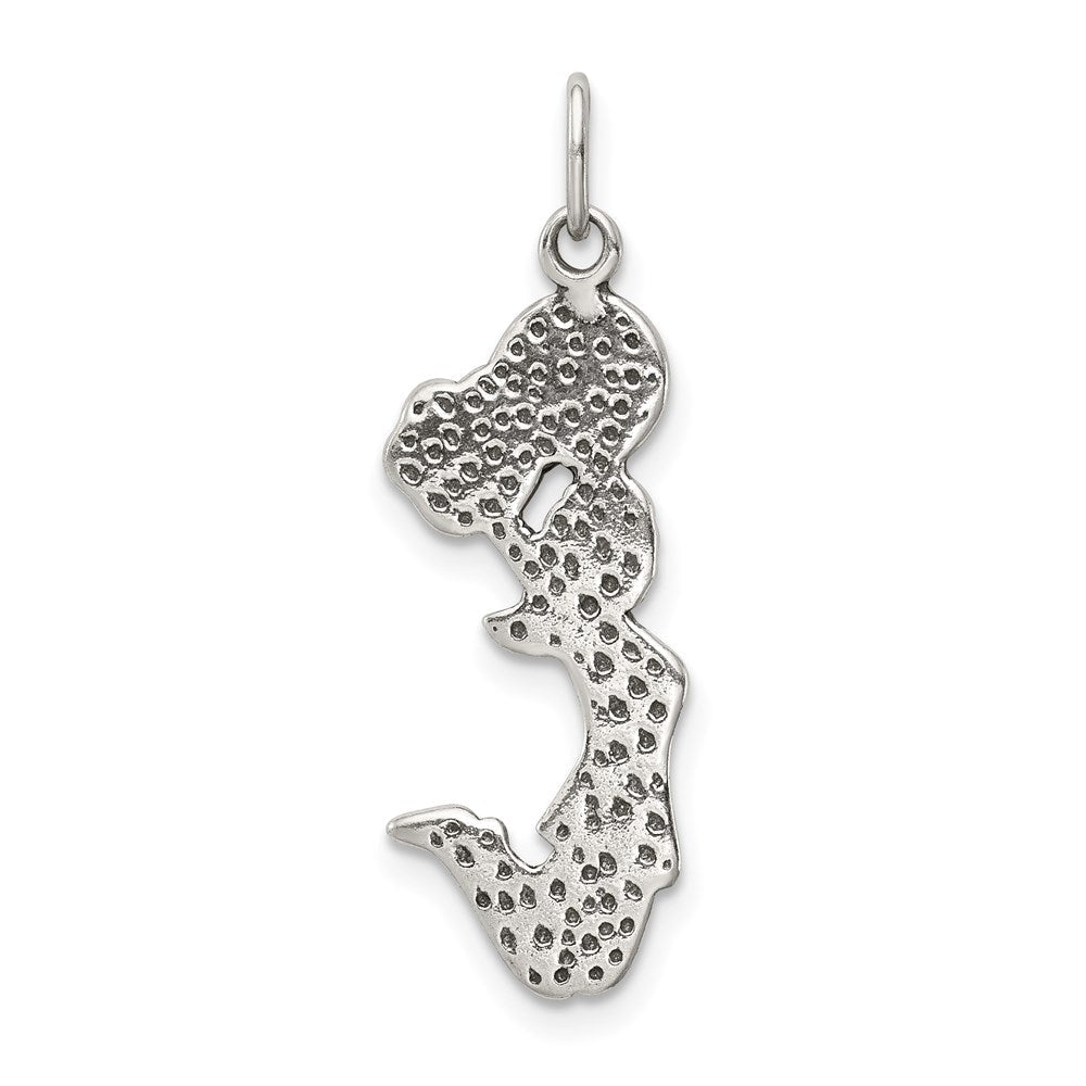 Sterlingsilber Antikisiert Cheerleader Charm