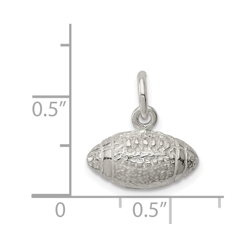 Sterlingsilber Football Charm