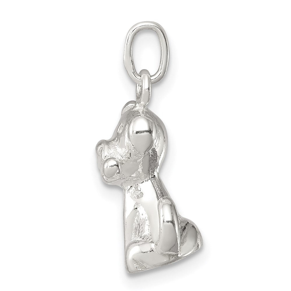 Sterlingsilber Doggie mit Bone Charm
