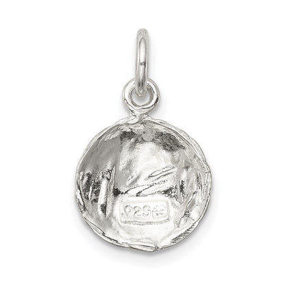 Sterlingsilber Fußball Kugel Charm