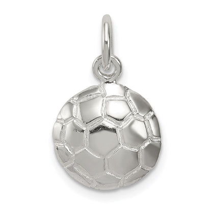 Sterlingsilber Fußball Kugel Charm