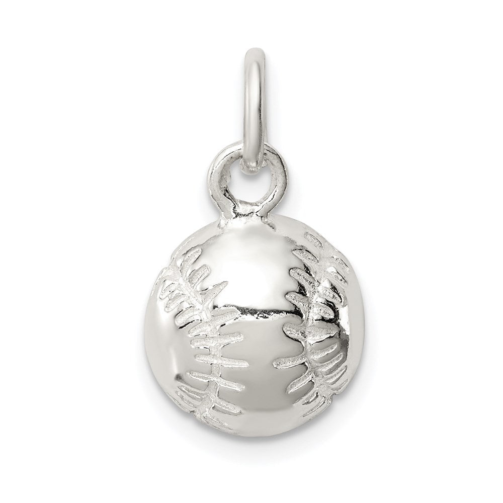 Sterlingsilber Baseball Charm