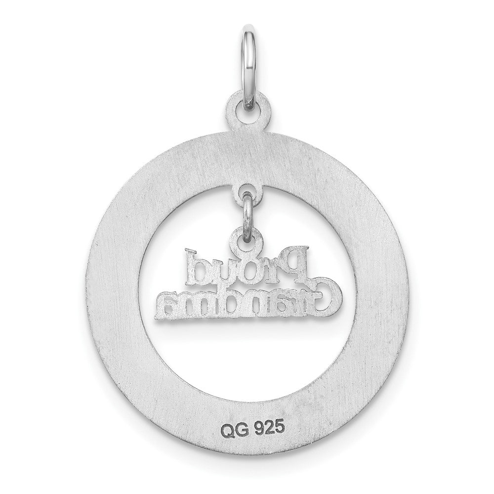 Sterlingsilber Rhodiniert Personalizable Proud Oma Charm