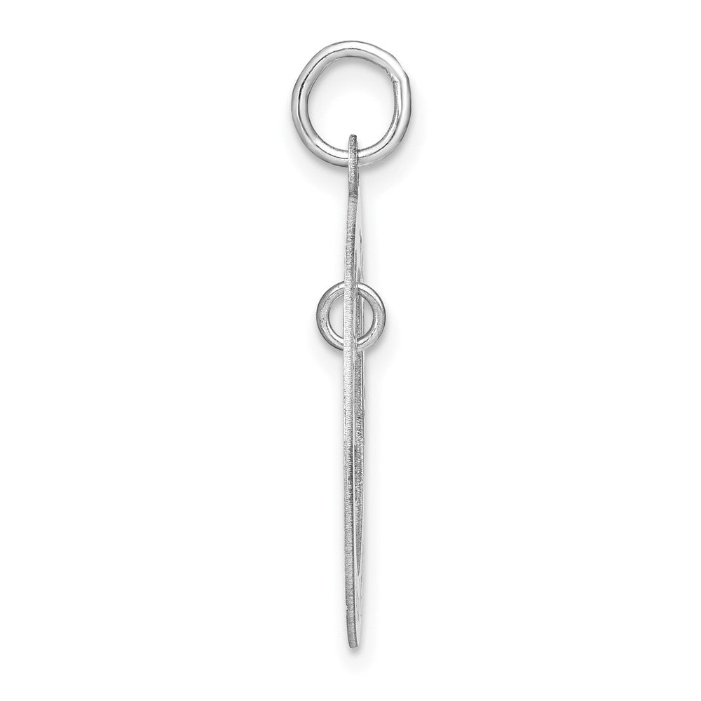 Sterlingsilber Rhodiniert Personalizable Immer & für Immer Charm