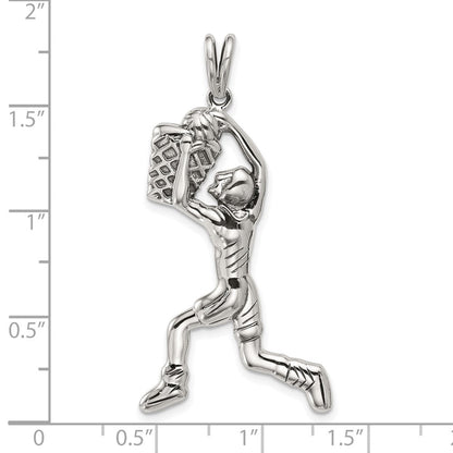 Sterlingsilber Basketball Player Charm