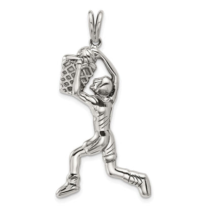 Sterlingsilber Basketball Player Charm