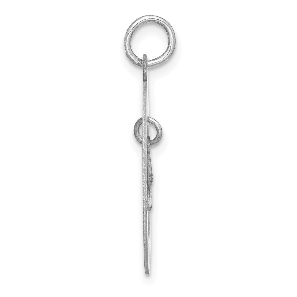 Sterlingsilber Ss/rhodiniert Personalisiert Abschluss Charm