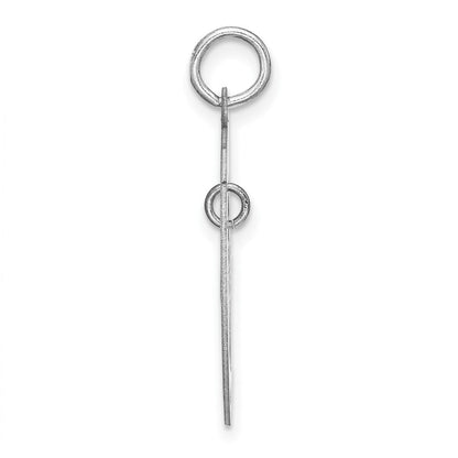 Sterlingsilber Rhodiniert Personalizable Beste Lehrer Charm