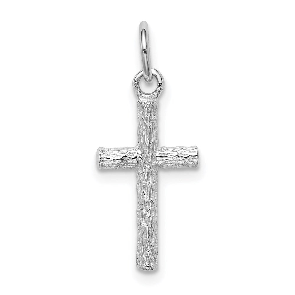 Sterlingsilber Rhodiniert Kreuz Anhänger