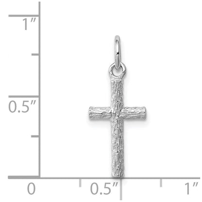 Sterlingsilber Rhodiniert Kreuz Anhänger