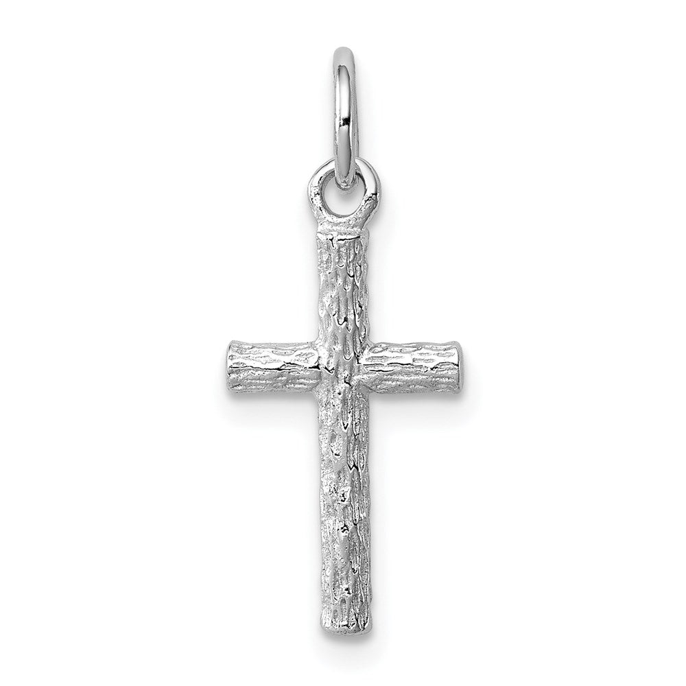 Sterlingsilber Rhodiniert Kreuz Anhänger