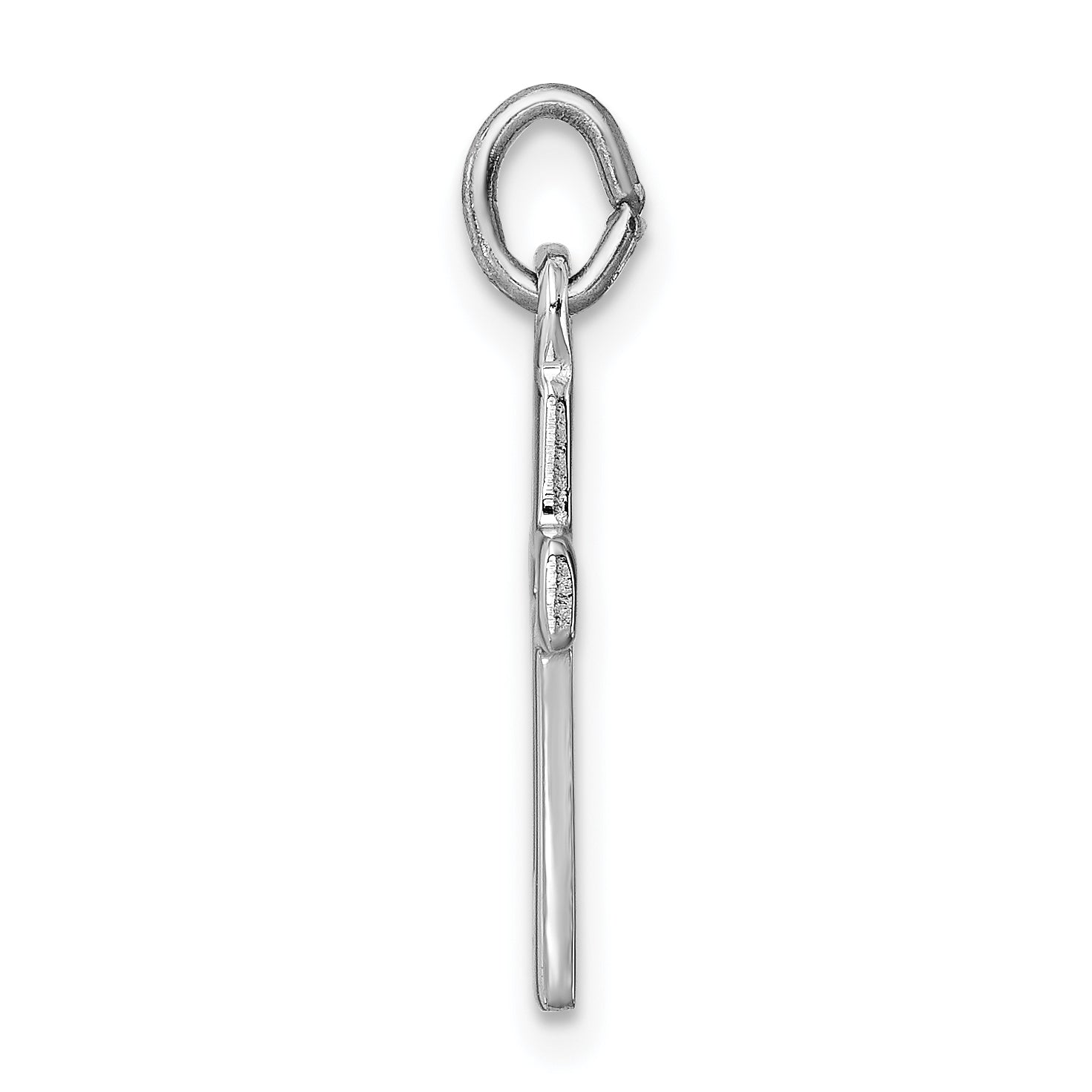 Sterlingsilber Rhodiniert Kreuz Anhänger
