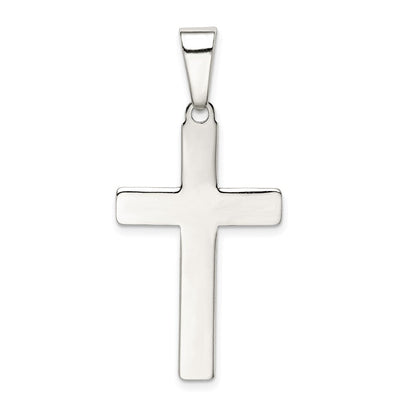 Sterlingsilber Poliert Kreuz Anhänger