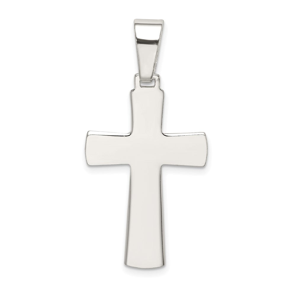 Sterlingsilber Poliert Kreuz Anhänger