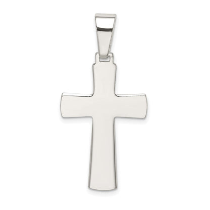 Sterlingsilber Poliert Kreuz Anhänger