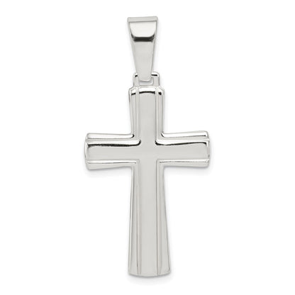 Sterlingsilber Poliert Kreuz Anhänger