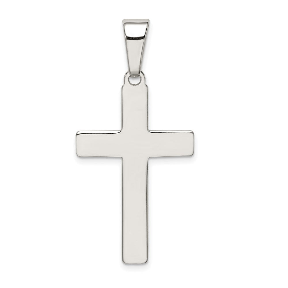 Sterlingsilber Poliert Kreuz Anhänger