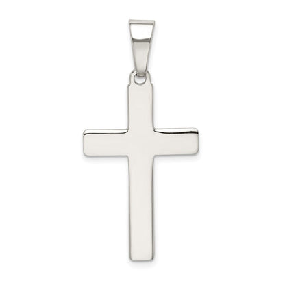 Sterlingsilber Poliert Kreuz Anhänger
