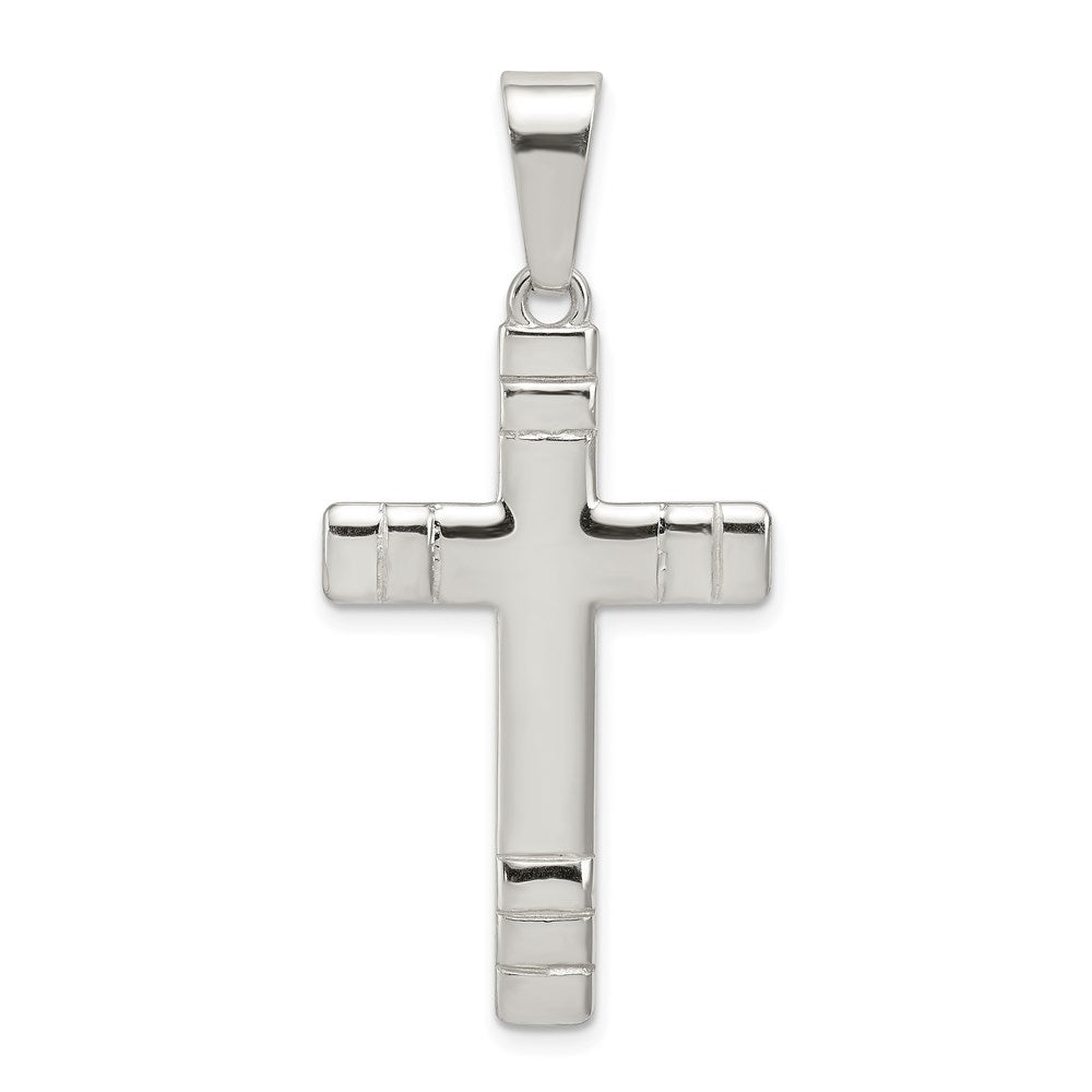 Sterlingsilber Poliert Kreuz Anhänger