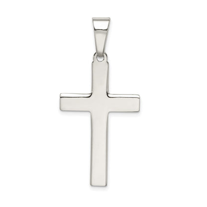 Sterlingsilber Poliert Kreuz Anhänger