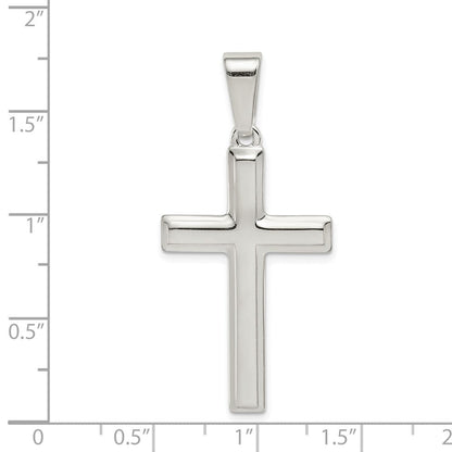 Sterlingsilber Poliert Kreuz Anhänger