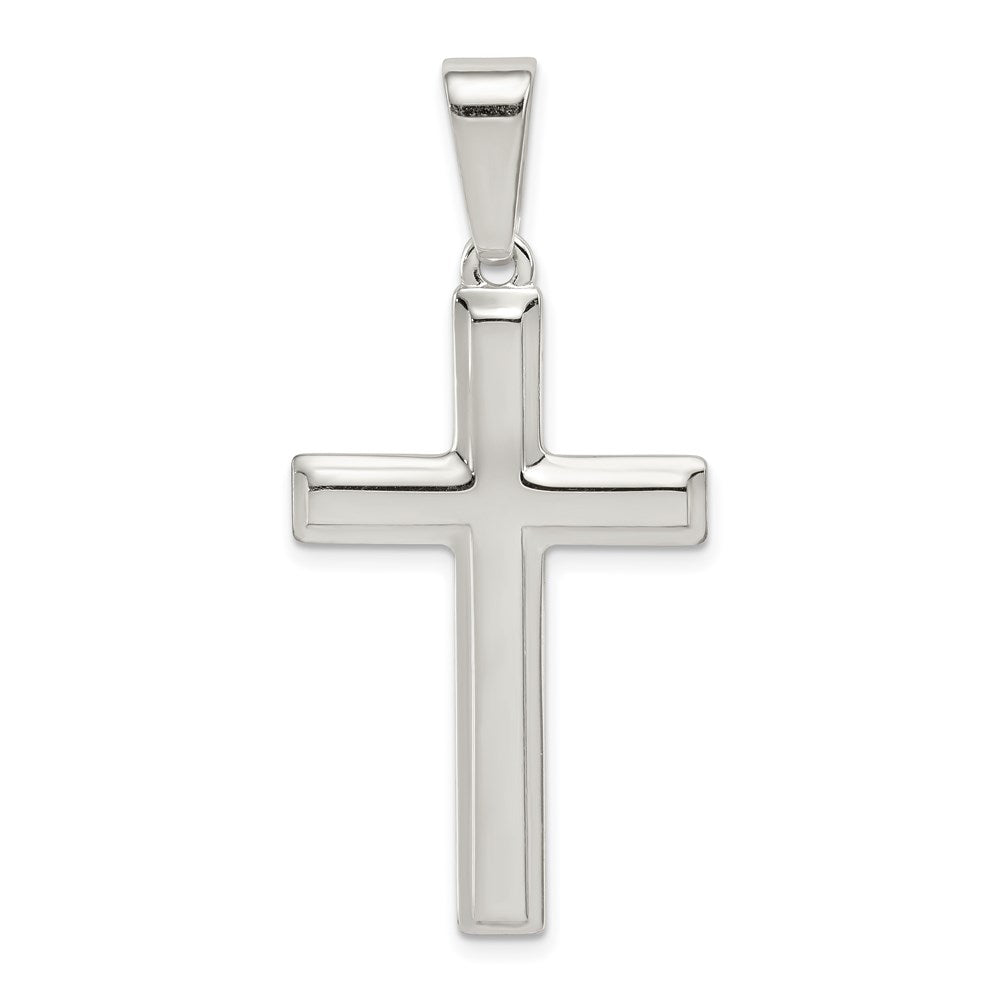 Sterlingsilber Poliert Kreuz Anhänger
