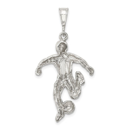 Sterlingsilber Fußball Player Charm
