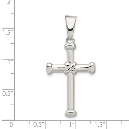 Sterlingsilber Poliert Kreuz Anhänger