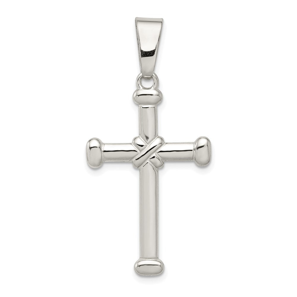 Sterlingsilber Poliert Kreuz Anhänger
