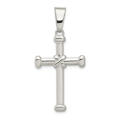 Sterlingsilber Poliert Kreuz Anhänger