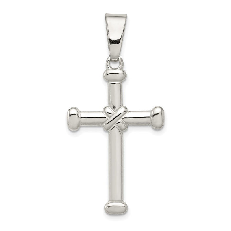Sterlingsilber Poliert Kreuz Anhänger