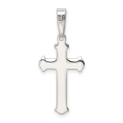 Sterlingsilber Poliert Kreuz Anhänger