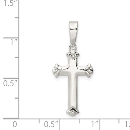 Sterlingsilber Poliert Kreuz Anhänger