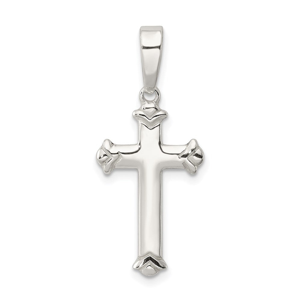 Sterlingsilber Poliert Kreuz Anhänger