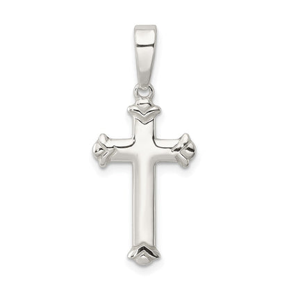 Sterlingsilber Poliert Kreuz Anhänger
