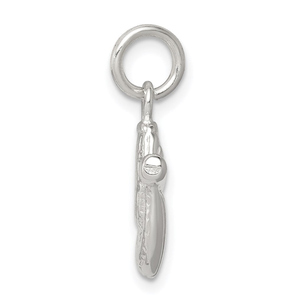 Sterlingsilber Baseball Glove & Bat Charm