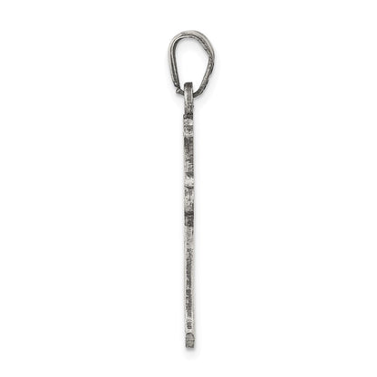 Sterlingsilber Antikisiert Kreuz Anhänger