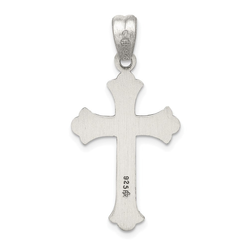 Sterlingsilber Antikisiert Kreuz Anhänger