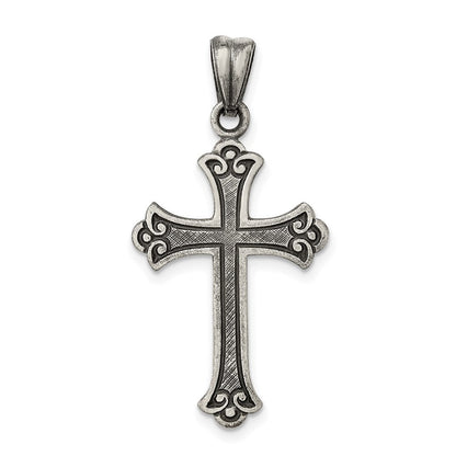 Sterlingsilber Antikisiert Kreuz Anhänger